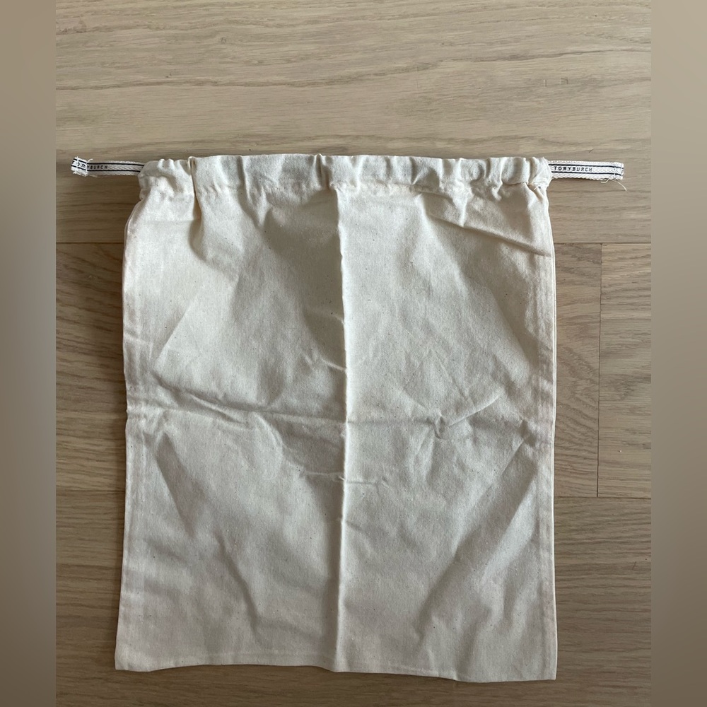 Tory Burch Canvas dust bag 12 1/2” x 14”